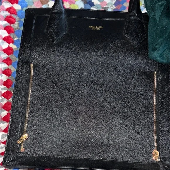 Henry Bendel -  Black Leather laptop Tote - Picture 7 of 15